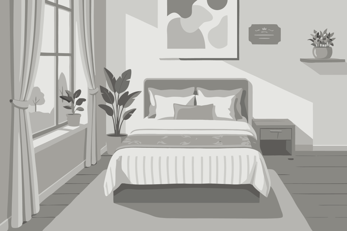 Deze suite heeft 4 slaapkamers.
